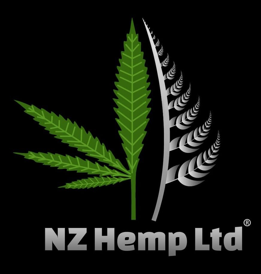 NZ Hemp Ltd logo with black background