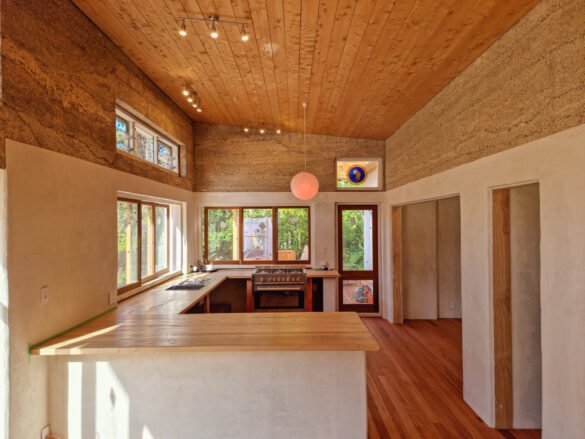 interior view of hempcrete house