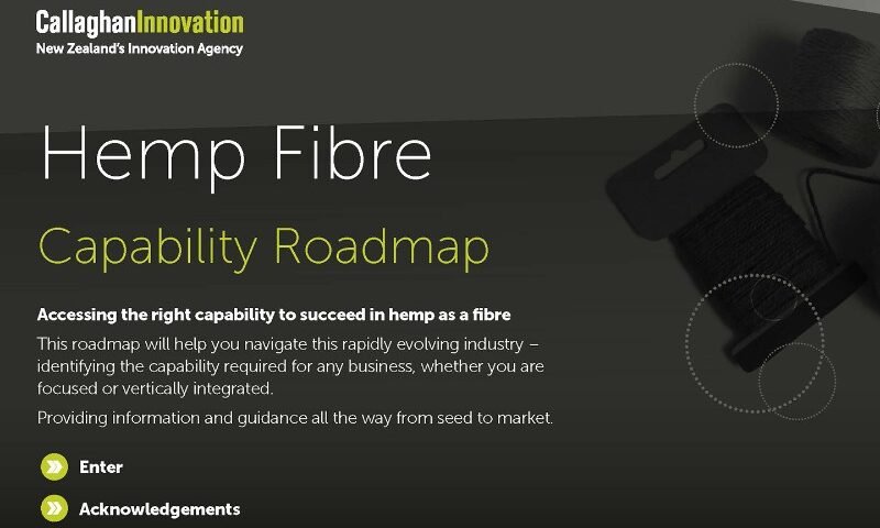 Callaghan Innovation Hemp Fibre Capability Roadmap